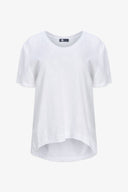 Women's Knit Woven Combo Top