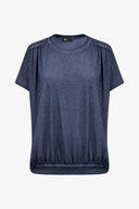 Women's Knit Short Sleeve Crew-Neck Top | M