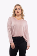Women’s Knit Long Sleeve Ombre Top | M