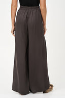 Women's Woven Pull-On Wide Leg Pants With Slash Pockets | M