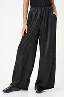 Women's Woven Pull-On Wide Leg Pants | M