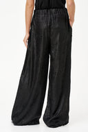 Women's Woven Wide-Leg Pull-On Pants with Slash Pockets