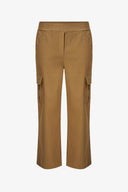 Women's Knit Straight Leg Pull-On Cargo Pants With Patch Pockets | M