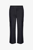 Women's Knit Straight Leg Pull-On Cargo Pants With Patch Pockets | M
