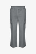 Women's Knit Straight Leg Pull-On Cargo Pants With Patch Pockets | M