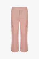Women's Knit Straight Leg Pull-On Cargo Pants With Patch Pockets | M