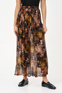 Women's Woven Wide Leg Pull-On Pants | M