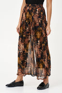 Women's Woven Wide Leg Pull-On Pants | M