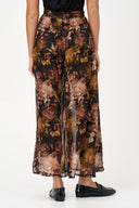 Women's Woven Wide Leg Pull-On Pants | M