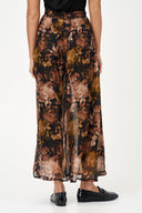 Women's Woven Wide-Leg Pull-On Pants