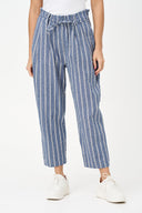Women's Woven Pull-On Pants with Slash Pockets