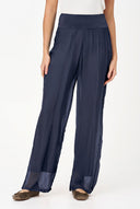 Women's Woven Straight-Leg Pull-On Pants
