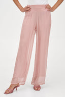 Women's Knit Woven Combo Trousers