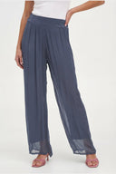 Women's Knit Woven Combo Trousers