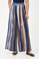 Women's Woven Wide-Leg Pull-On Pants with Slash Pockets