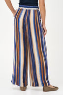 Women's Woven Wide-Leg Pull-On Pants with Slash Pockets