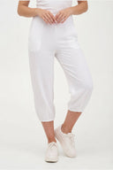 Women's Woven Capri Trousers