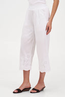 Women's Woven Capri Trousers