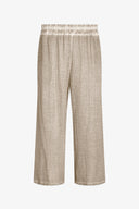 Women's Woven Capri Trousers