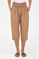 Women's Woven Capri Trousers