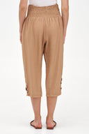 Women's Woven Capri Trousers