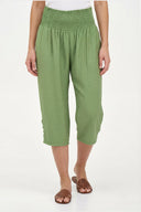 Women's Woven Capri Trousers