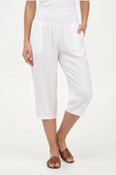 Women's Woven Capri Trousers