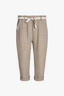 Women's Woven Capri Trousers