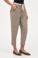 Women's Woven Capri Trousers