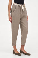 Women's Woven Capri Trousers