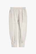 Women's Woven Capri Trousers