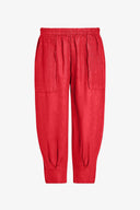 Women's Woven Capri Trousers