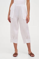 Women's Woven Capri Trousers