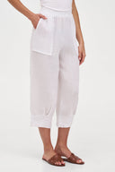 Women's Woven Capri Trousers