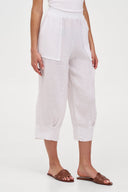 Women's Woven Capri Trousers