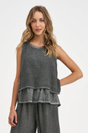 Women's Woven Sleeveless Top