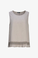Women's Woven Sleeveless Top