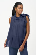 Women's Woven Sleeveless Top | M