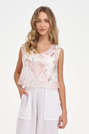 Women's Woven Sleeveless Top