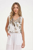 Women's Woven Sleeveless Top