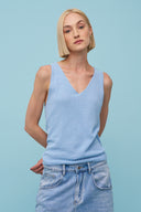 Women's Knit Top - Sleeveless