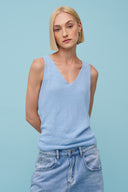 Women's Knit Top - Sleeveless