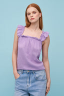 Women's Woven Top - Sleeveless