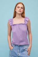 Women's Woven Top - Sleeveless