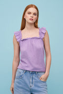 Women's Woven Top - Sleeveless