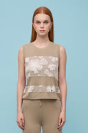 Women's Knit Top - Sleeveless