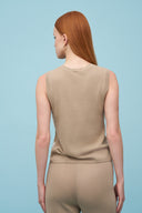 Women's Knit Top - Sleeveless
