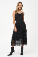Women's Woven Cowl-Neck Camisole with Decorative Studs