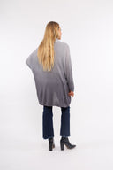 Women’s Knit Long Sleeve Cardigan. Composition: 55% Modal and 45% Acrylic. 