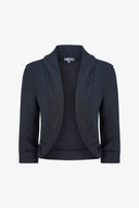 Women's Knit/Woven Combo Cardigan